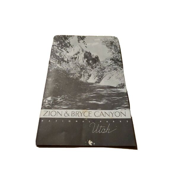 1939 Travel Booklet Zion Bryce Canyon Utah US Dept Int 1930s pamphlet brochure - Picture 1 of 5